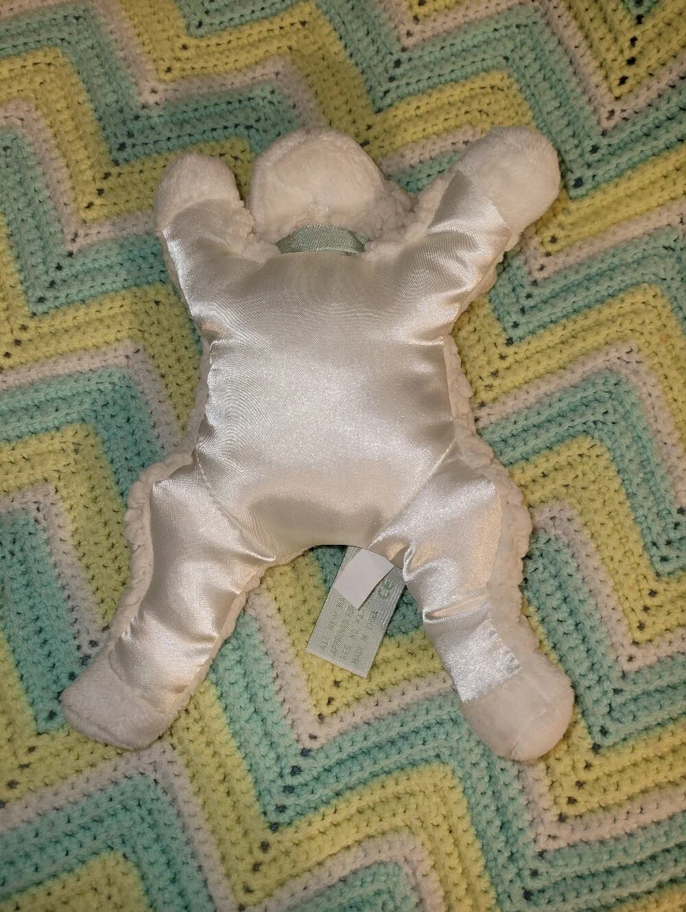 Berington Collection Baby Baa Soft White Lamb Rattle Toy New